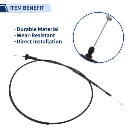 Hood Latch Release Cable for BMW 2 Series 3 Series 4 Series i4 M2 M240 M3 M340 M4 M440