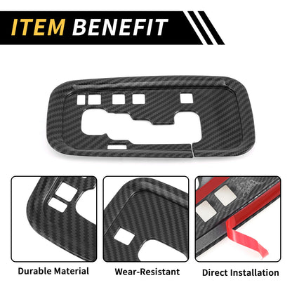 Center Console Gear Shift Frame Cover Trim for Jeep Wrangler JK (2007-2018)