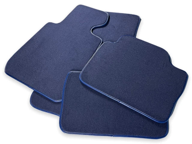 Tailored Dark Blue Floor Mats for All BMW Models (1990-2022)