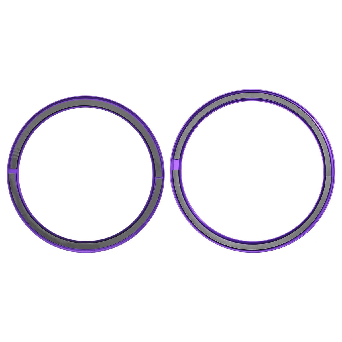 4 Pcs AC Outer Vent Rings Trim Covers for Chevrolet Camaro (2016-2020) Purple