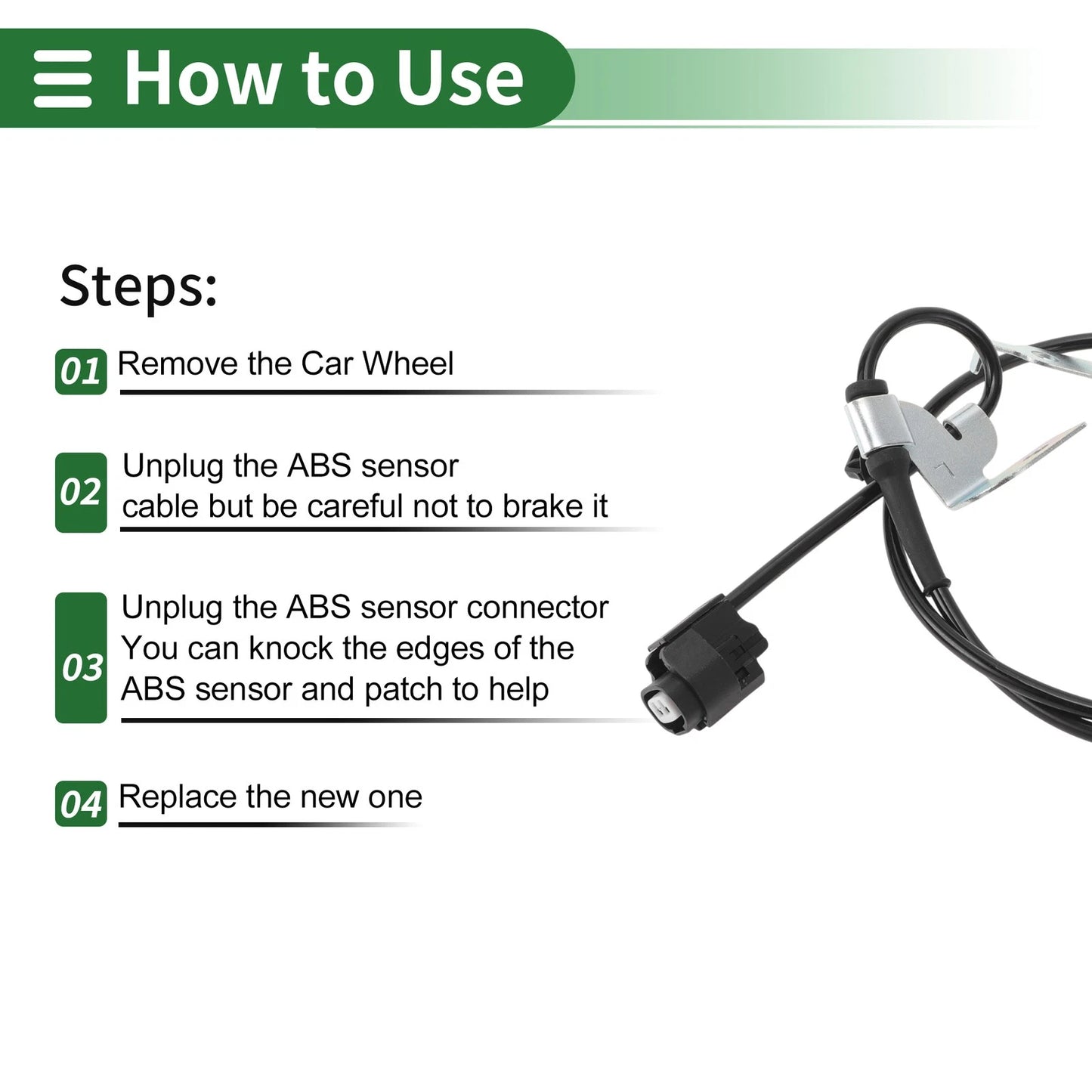 ABS Wheel Speed Sensor for Mazda RX-8 (2003-2012)