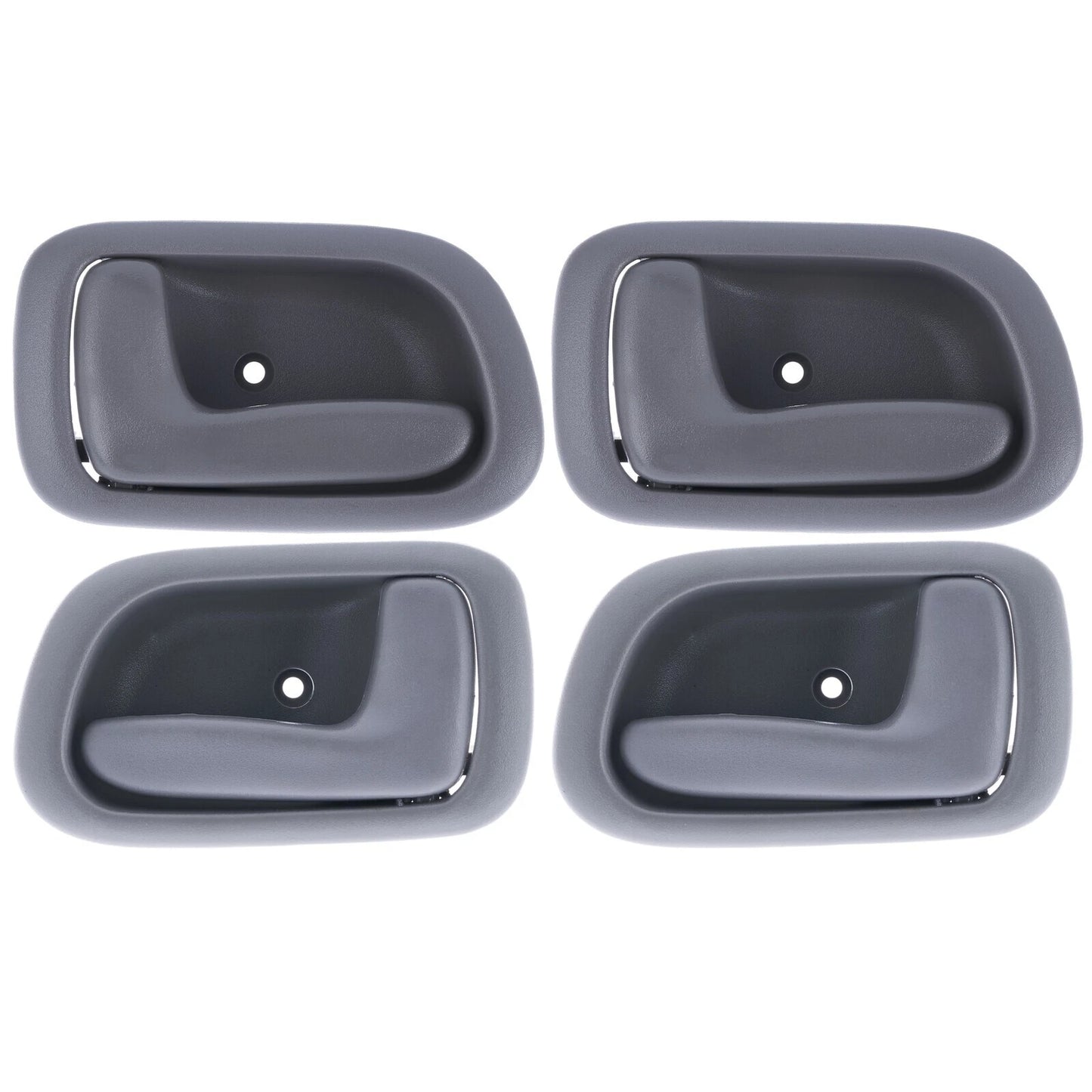 Door Handle Inner 4x Grey Set for Toyota Corolla (1998–2001)