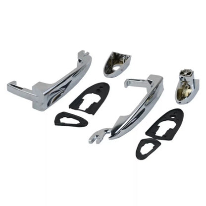 Silver ABS External Door Handle for Lancia Ypsilon (2003–2011)