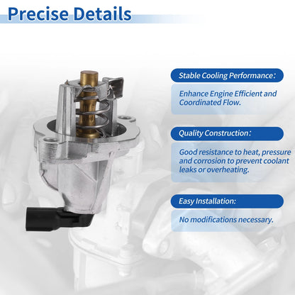 Engine coolant thermostat housing assembly for Chevrolet Volt LT