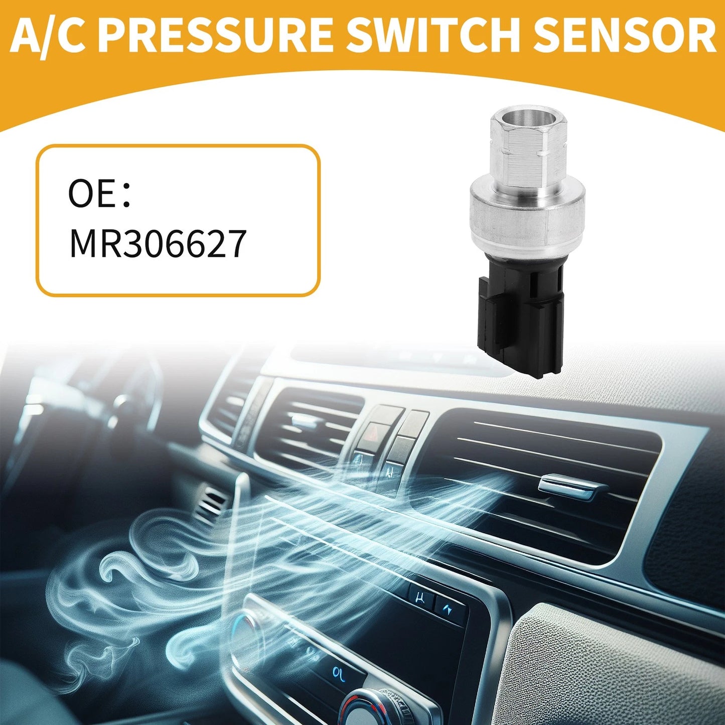 A/C Pressure Switch Sensor for Mitsubishi Lancer 2.0L (2008-2017) 1 Pcs