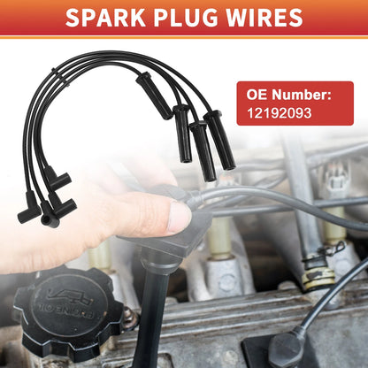 4 x Spark Plug Wire Ignition Coil Cables for Chevrolet Cavalier L4