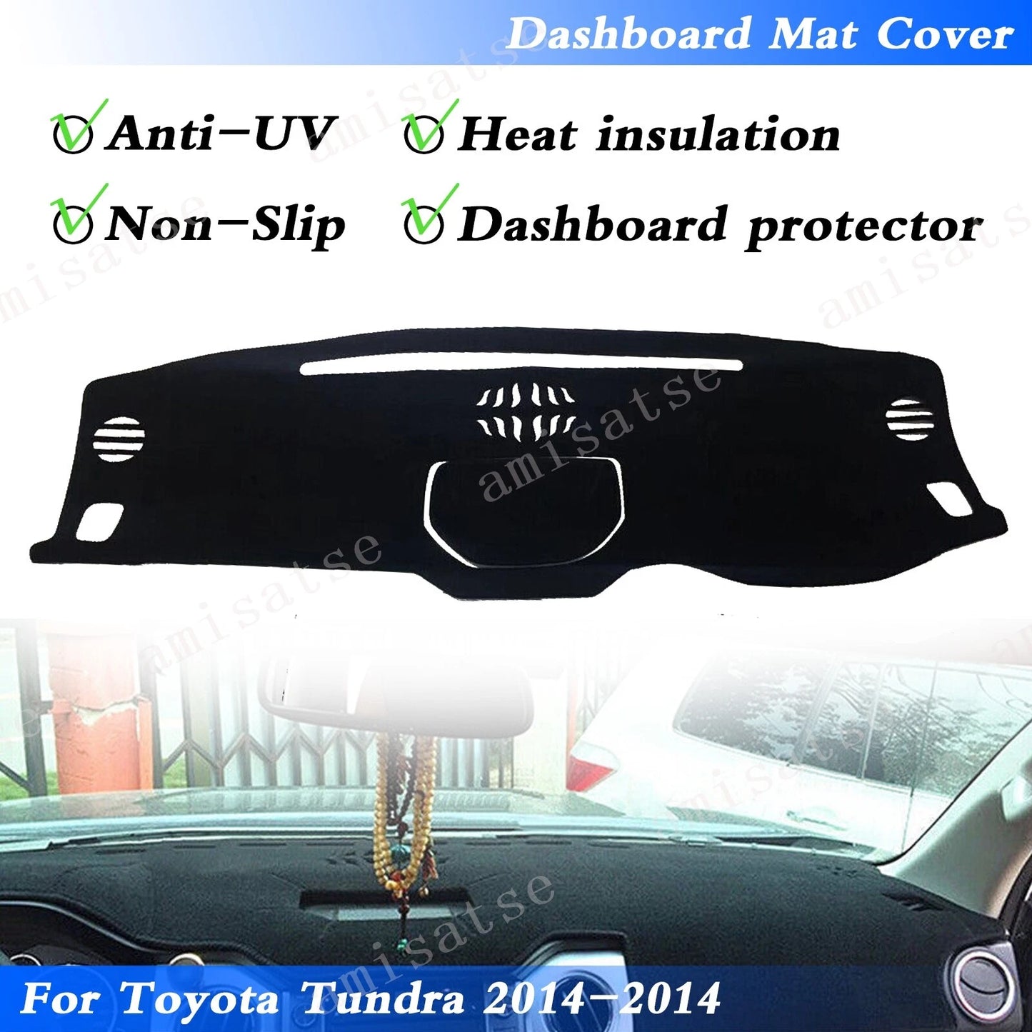 Dashboard Cover for 2014-2017 Toyota Tundra (2014-2017)