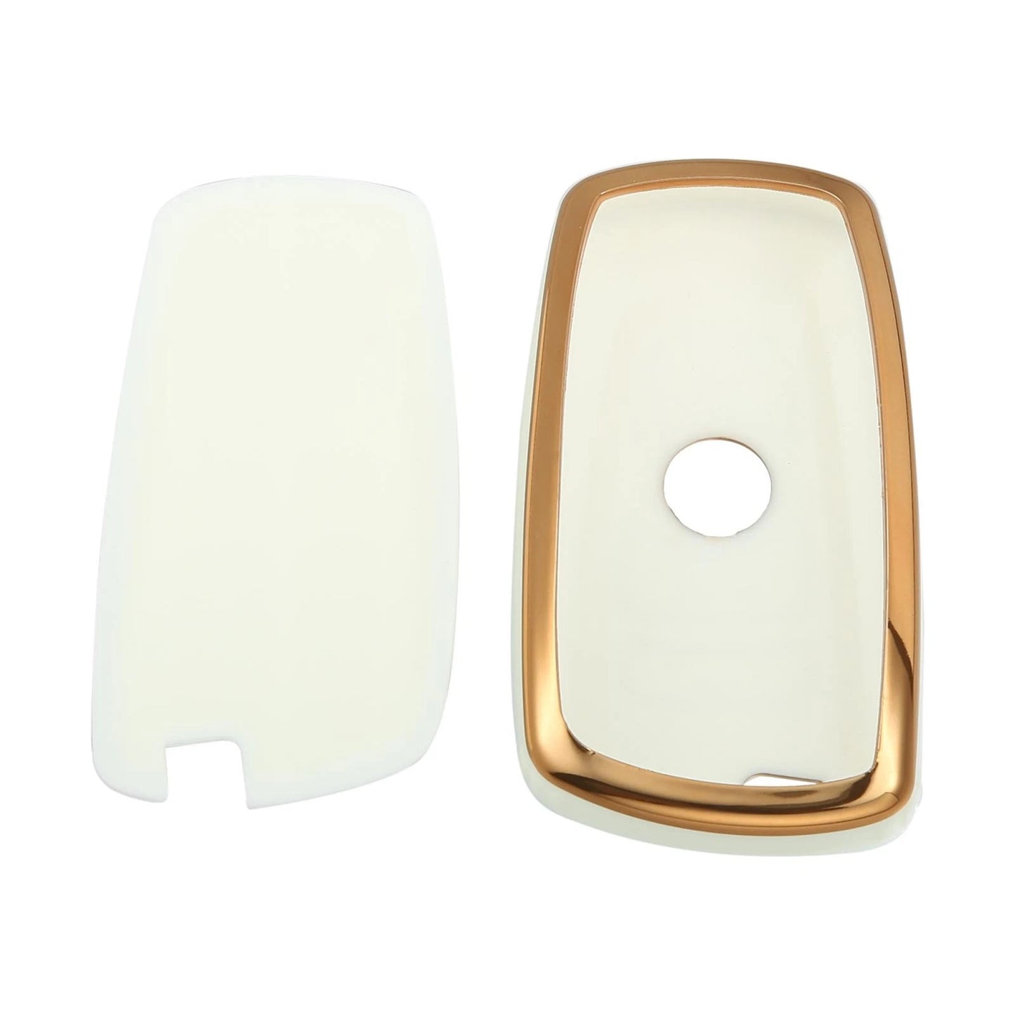 Key Fob Remote Control for BMW 1 3 4 5 6 7 Series X3 TPU Keychain White