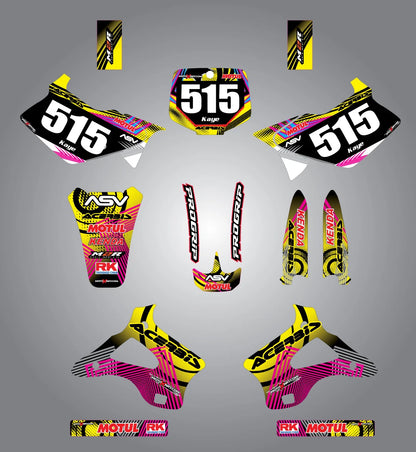 Custom Graphic Kit for Kawasaki KX 125/250 (1994-1998)