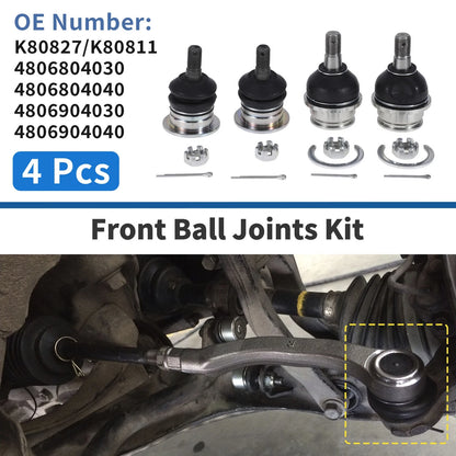 4 Pcs Ball Joints for Toyota Tacoma (2005-2021)