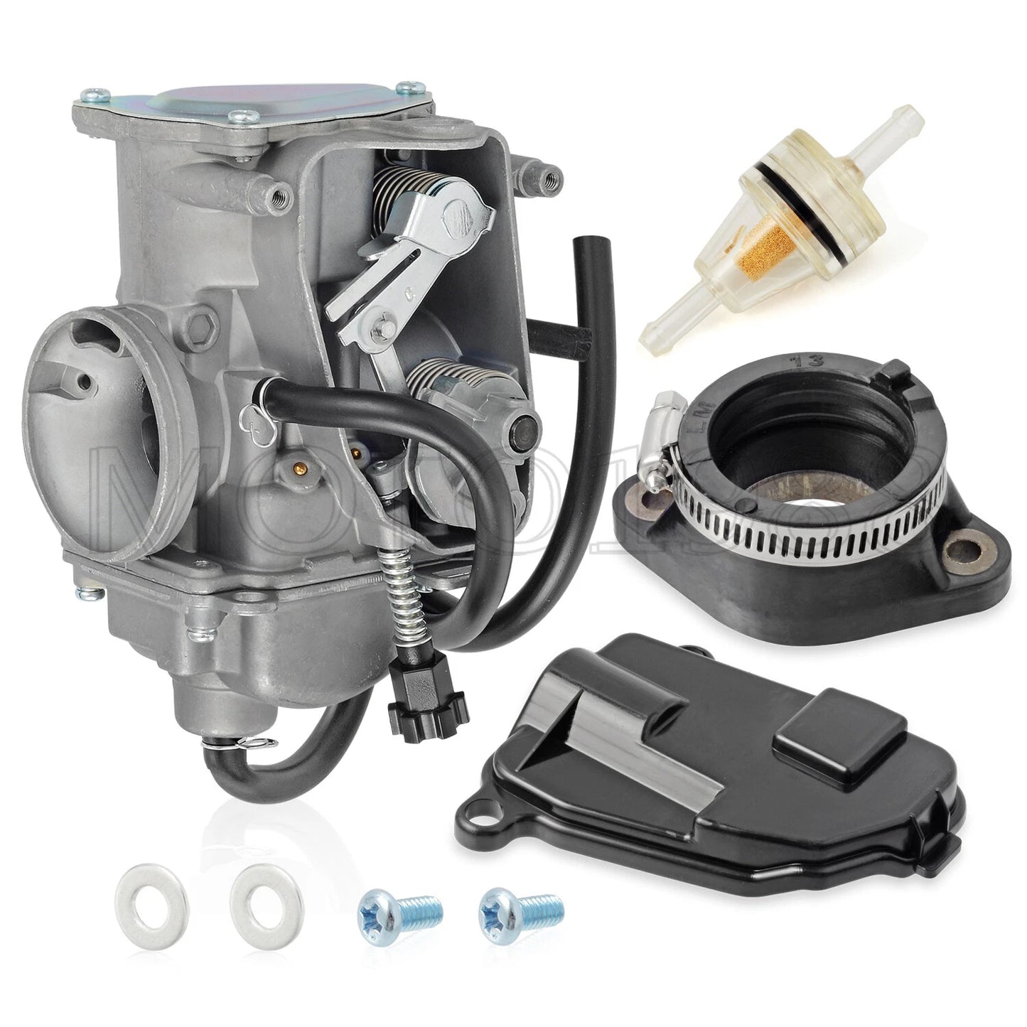 Carburetor Assembly w/ Intake Boot for Honda FourTrax 350 TRX350 1986-1987