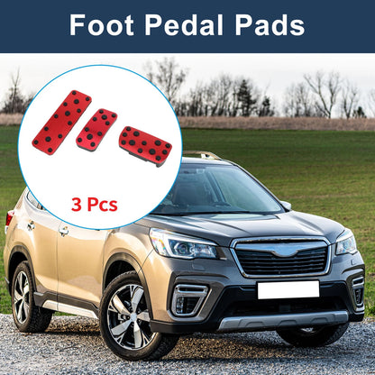 3 x Automatic Foot Accelerator Pedal Covers for Subaru Forester (2003-2005)