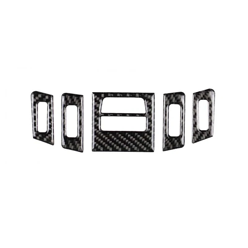 Interior Carbon Fiber Center Air Outlet Vent Trim fit For BMW 3 Series E90 E92