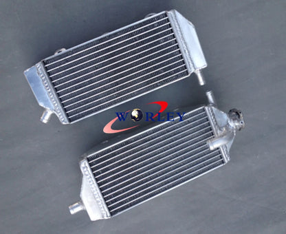 Aluminum Radiator & Hose for YAMAHA YZ250F YZF250 2014-2016 ( Blue)