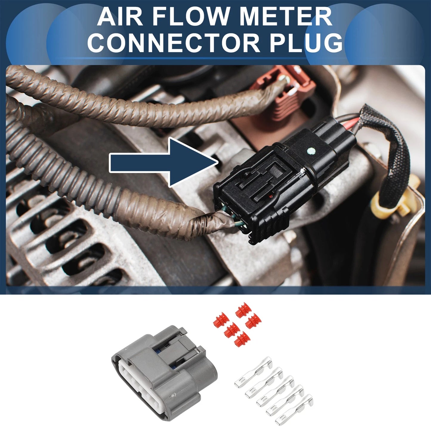 5 Pin Air Flow Meter Connector for Nissan