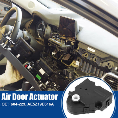 Air Door Actuator for Ford Fusion (Fits 2006-2012) - Metal Black, 1 Pcs