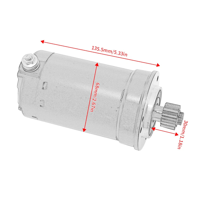 Starter Motor for Ducati Monster S2R, 620, ST4, S4 (2001-2008)