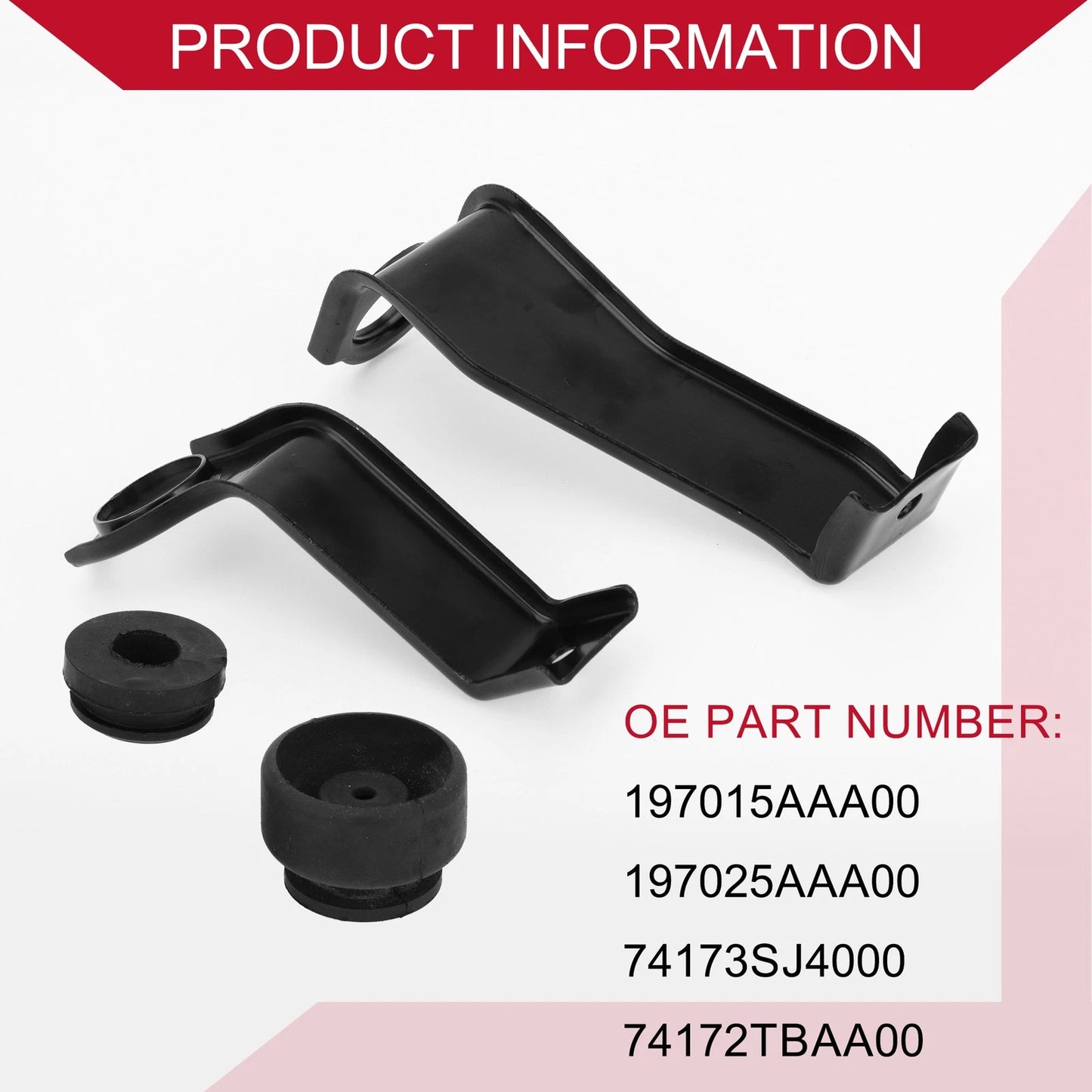 Radiator Shock Bracket Bushings for Honda Civic (2001-2005)