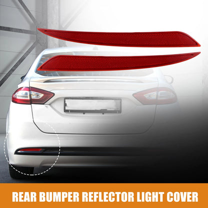 Rear Bumper Reflector Light Covers  for Ford Fusion (2013-2020)