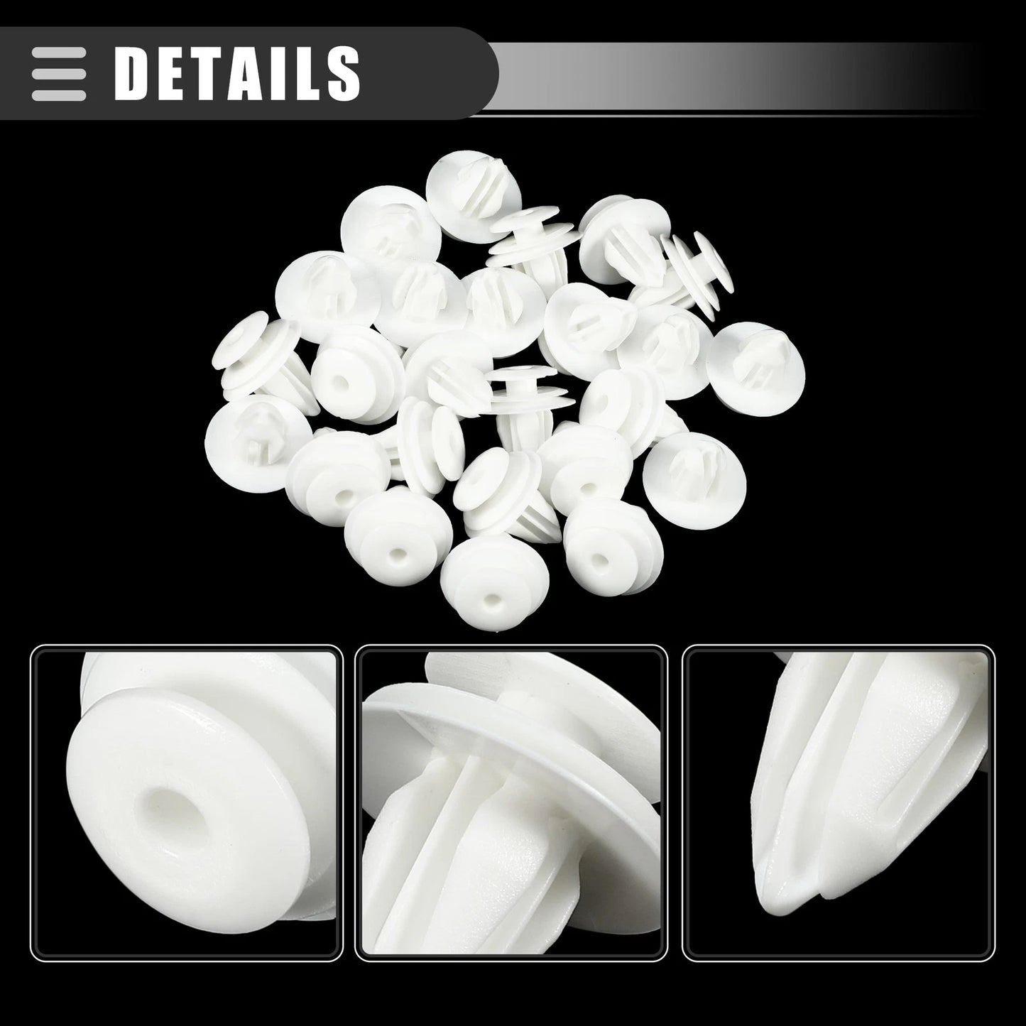 25 Pcs Door Trim Panel Push Clips for Nissan