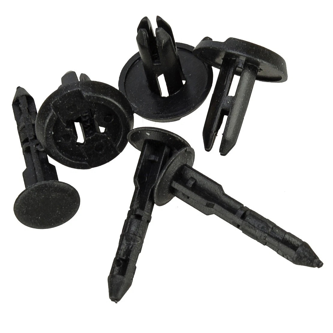 100pcs 6mm Car Bumper Hood Clips Rivets Retainers Fasteners Nylon