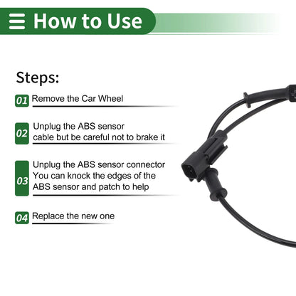 ABS Wheel Speed Sensor for Dodge Challenger (2011-2014)