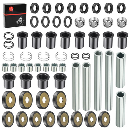 Rear Upper/Lower A-Arm Bushing Shaft Kit for Honda Rincon TRX650 2003-2005