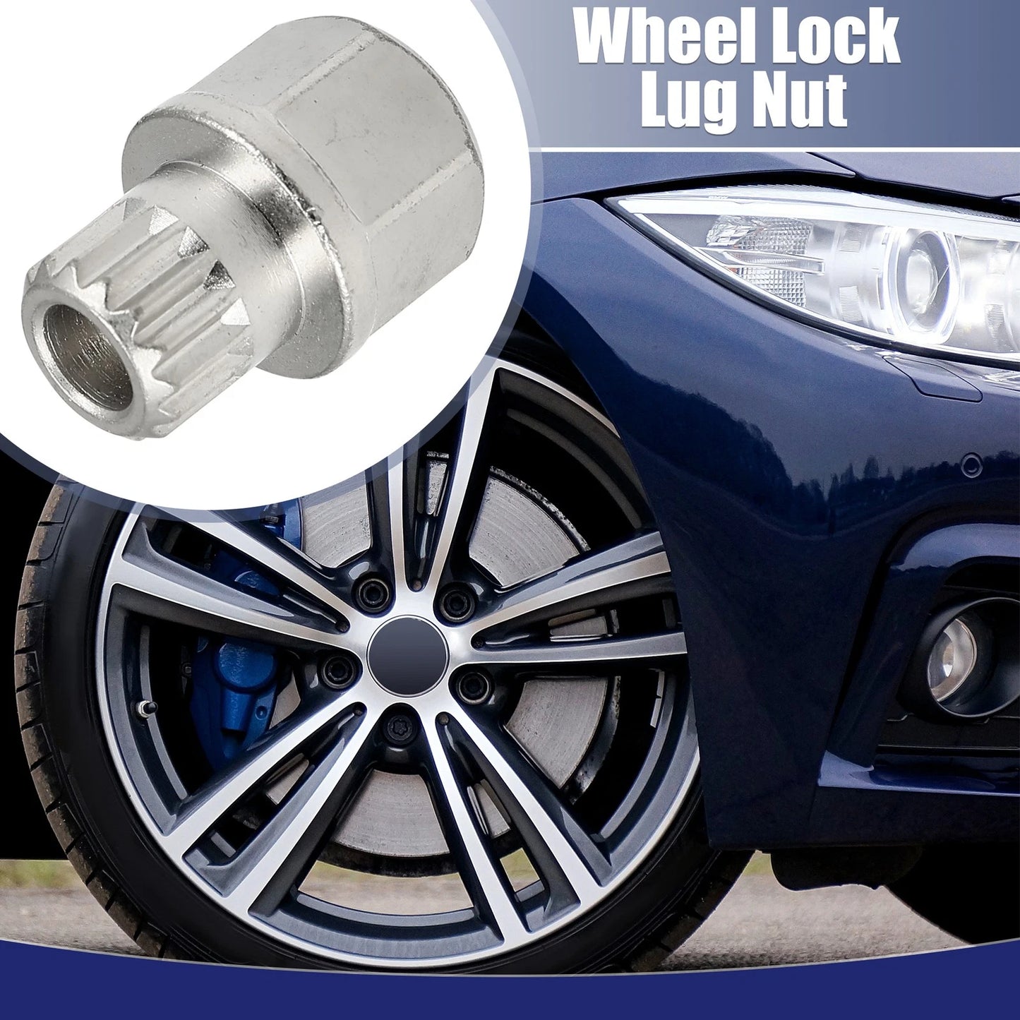 31/15PT Wheel Lock Lug Nut Screw Removal Key for BMW (2015-2023)