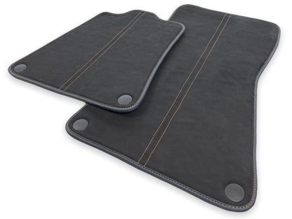 Alcantara Black Floor Mats for McLaren 720S (2017-2023) - Tailored Carpets