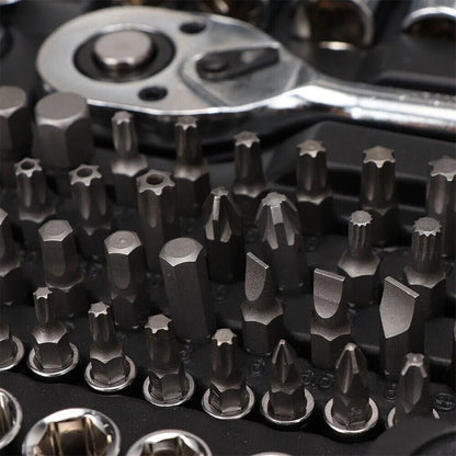216 Piece Socket Set for Household Car 1/2" 1/4" 3/8"