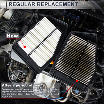 Engine Air Filter for Mercedes-Benz SLK250 R172 L4 1.8L (2012-2015)