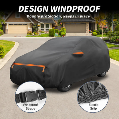 Waterproof Aluminum Film Cotton Car Cover for Nissan Leaf (2011-2023)
