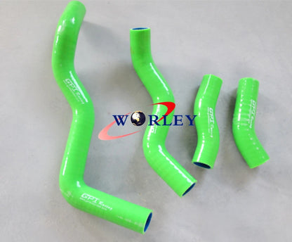 BLACK Silicone Radiator Coolant Hose for Kawasaki KLX250 KLX250S (1993-2014)
