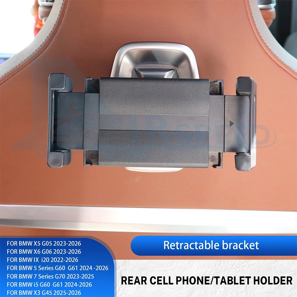 Phone Tablet Holder Rear Seat Back Bracket Clip On Mount for BMW All Series