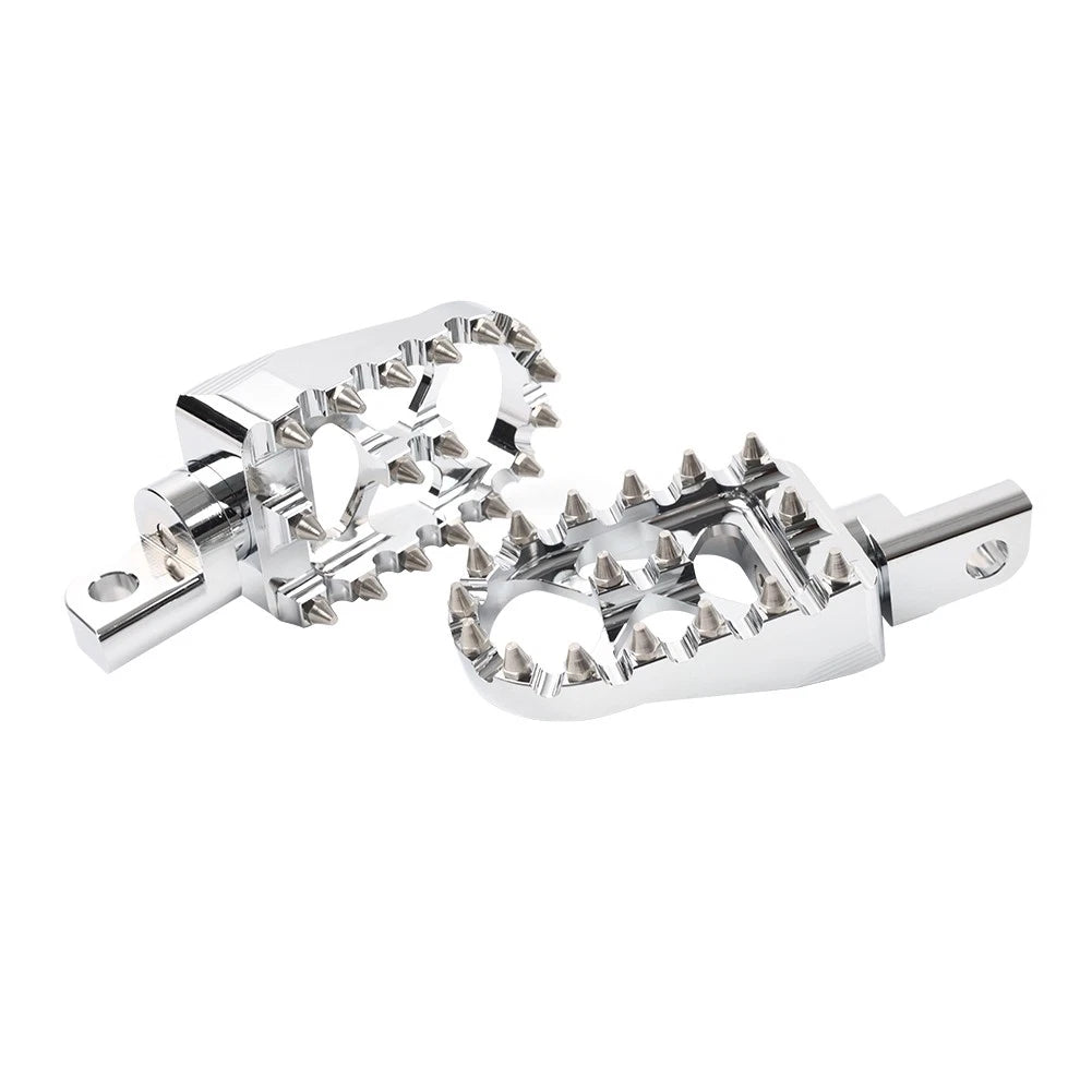 MX Style Foot Pegs for Harley Sportster XL1200 883 Chrome (2004-2023)