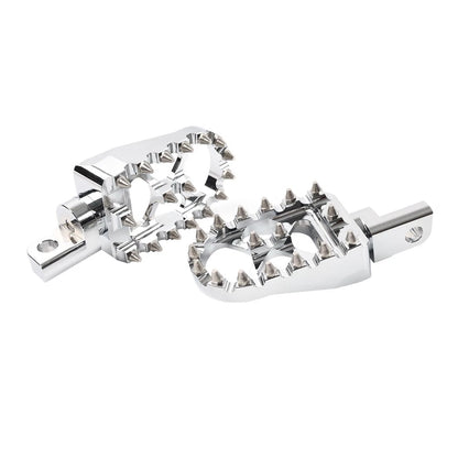 MX Style Foot Pegs for Harley Sportster XL1200 883 Chrome (2004-2023)