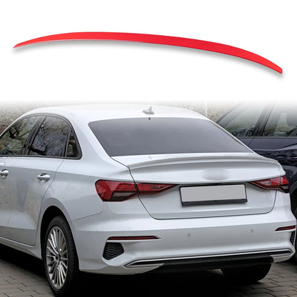 S-Line Style ABS Boot Spoiler for Audi A3/S3 8Y (2021-2023) Red LY3J