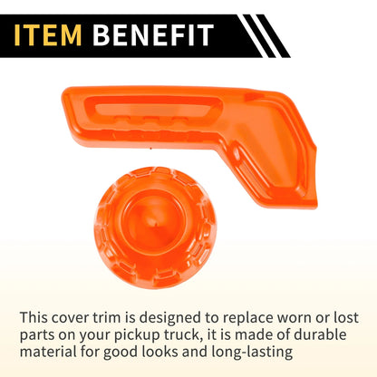 Seat Adjustment Button Cover Trim for Jeep Gladiator JT (2018-2024) - Orange