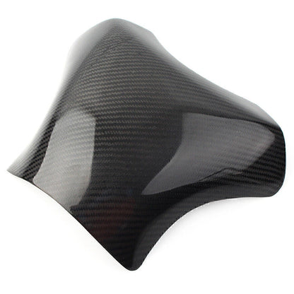 Black Carbon Fiber Gas Tank Cover Pad Protector for Kawasaki ZX6R (2005-2006)