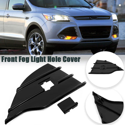 Right Side Front Bumper Fog Light Cover for 2013-2016 Ford Escape