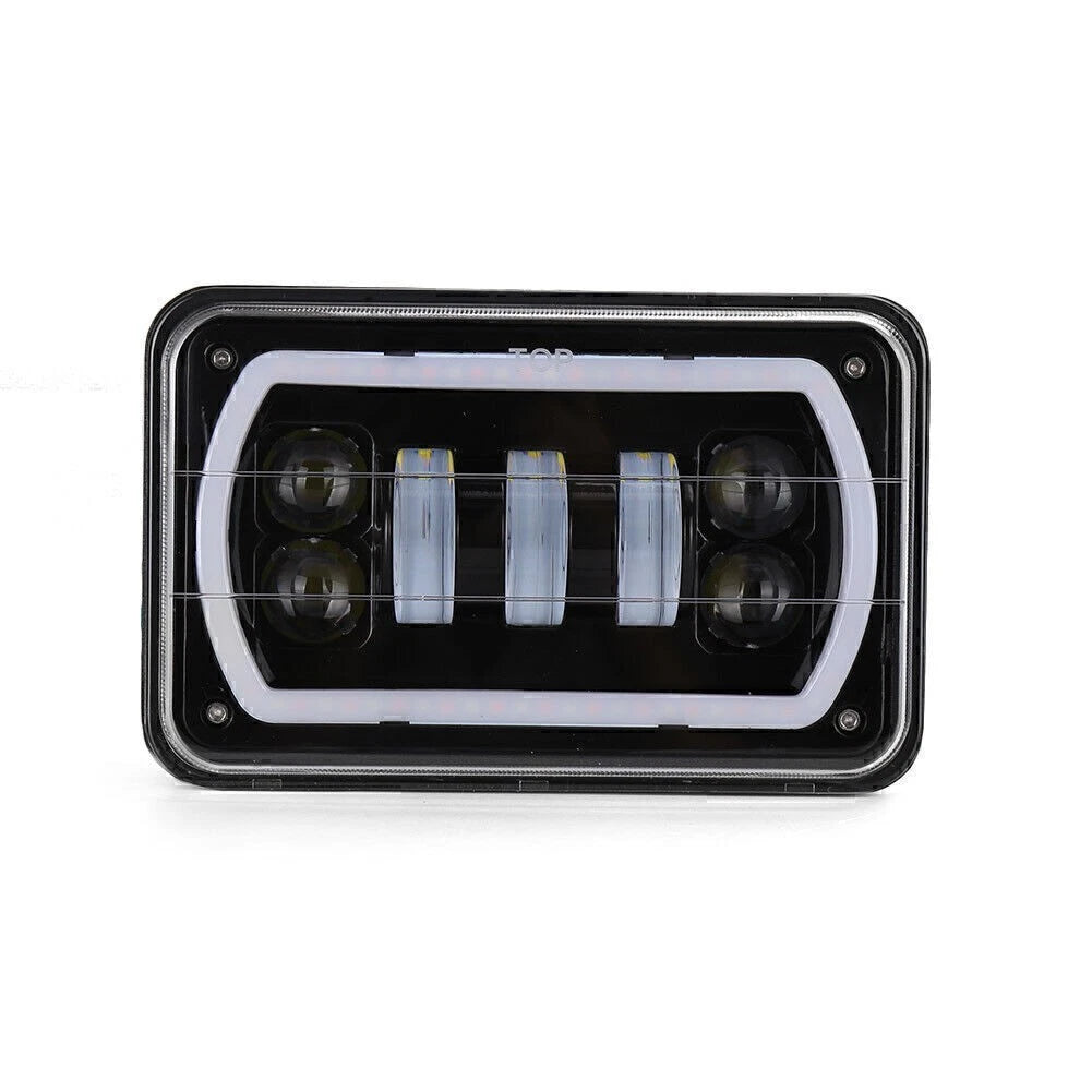 4x6" H4 RGB Headlights for Ford Chevrolet Silverado