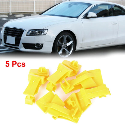 5 x 63.8mm Plastic Hood Prop Rod Clips for Ford Fiesta (2009-2014)