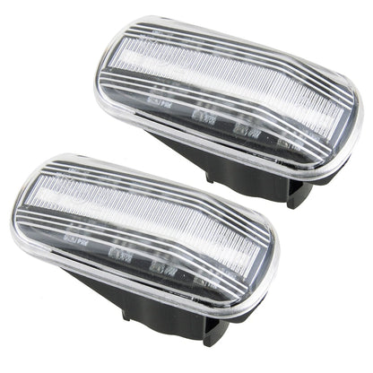 Clear Lens LED Turn Signal Side Marker Lights for Honda Accord (2003-2007)