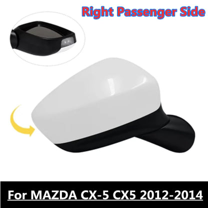 Right Passenger Side Mirror With Turn Signal Power Heated for Mazda CX-5 (2012–2014)