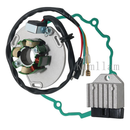 Stator Coil, Regulator, Gasket for KTM 125 200 MXC 2000-2003, SX EXC 2000-2004