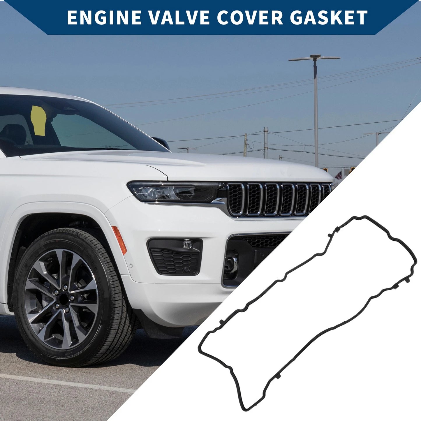 Valve Cover Gasket for Jeep Cherokee 3.2L V6 Gas (2014-2022)