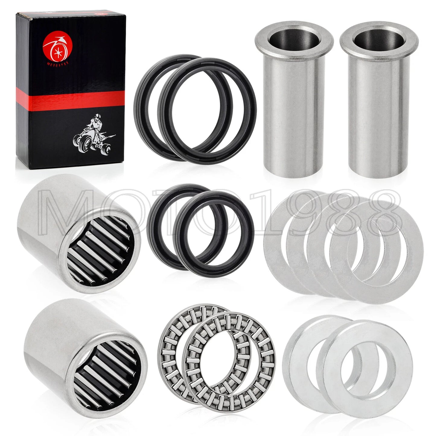 Swing Arm Bearings Seals Rebuild Kit for Suzuki RM125/RM250/RMZ250/RMZ450 96-08