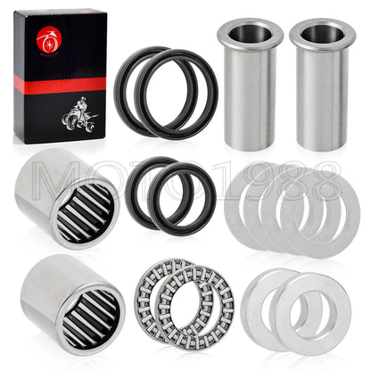 Swing Arm Bearings Seals Rebuild Kit for Suzuki RM125/RM250/RMZ250/RMZ450 96-08