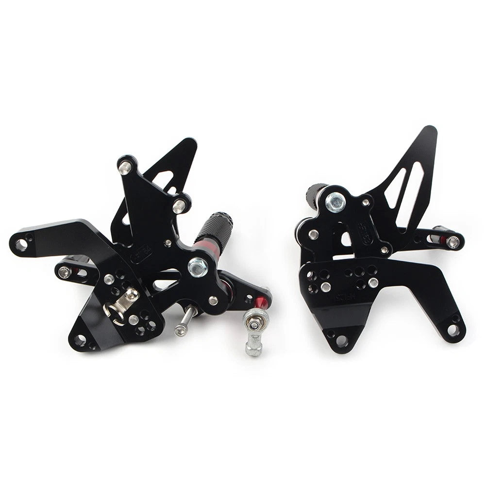 Rear Footpegs for Kawasaki Z900 2021-2023 - Black Aluminum