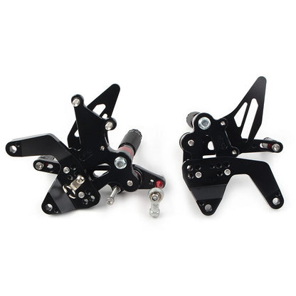 Rear Footpegs for Kawasaki Z900 2021-2023 - Black Aluminum